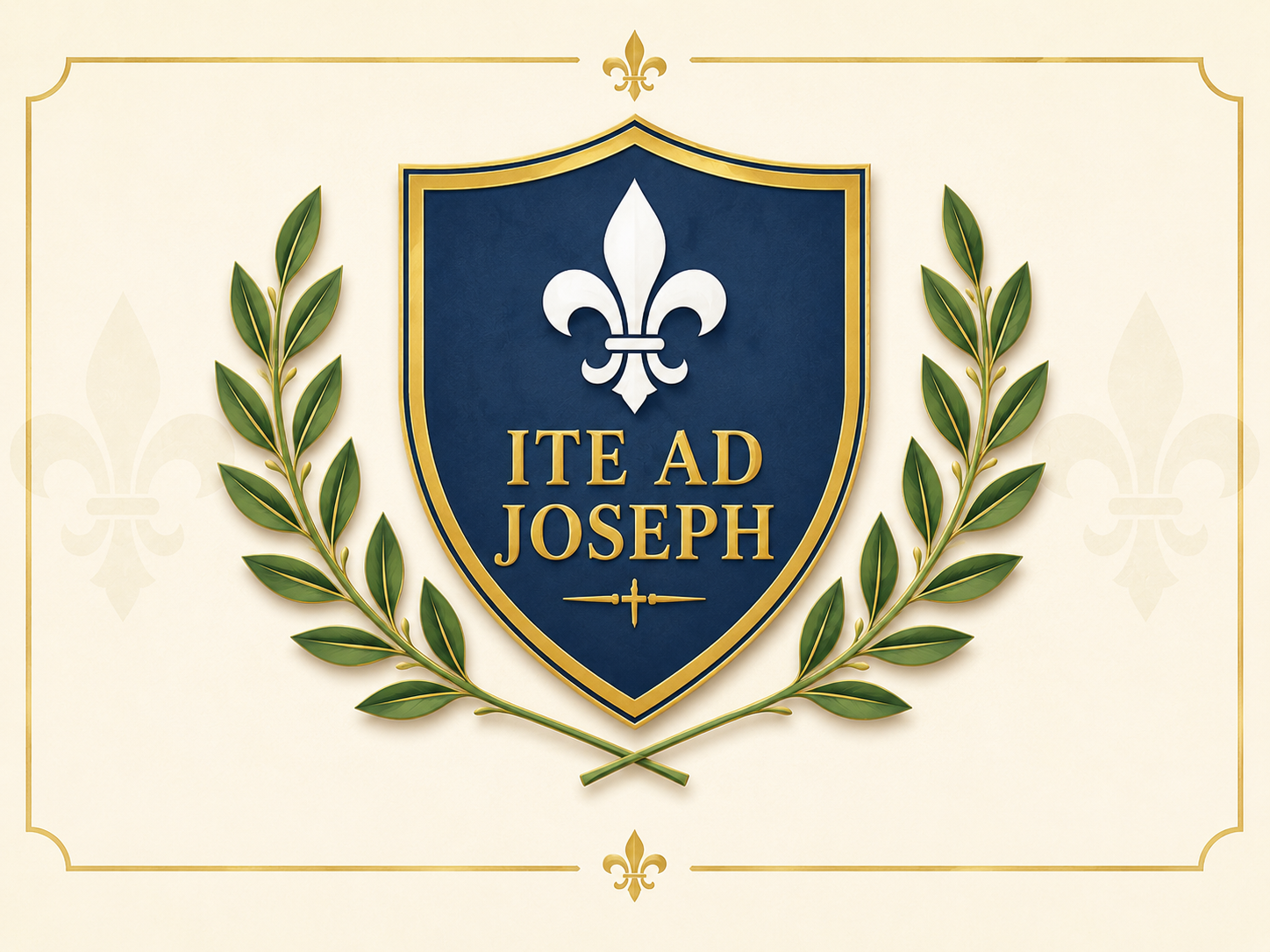 Ite ad Joseph banner